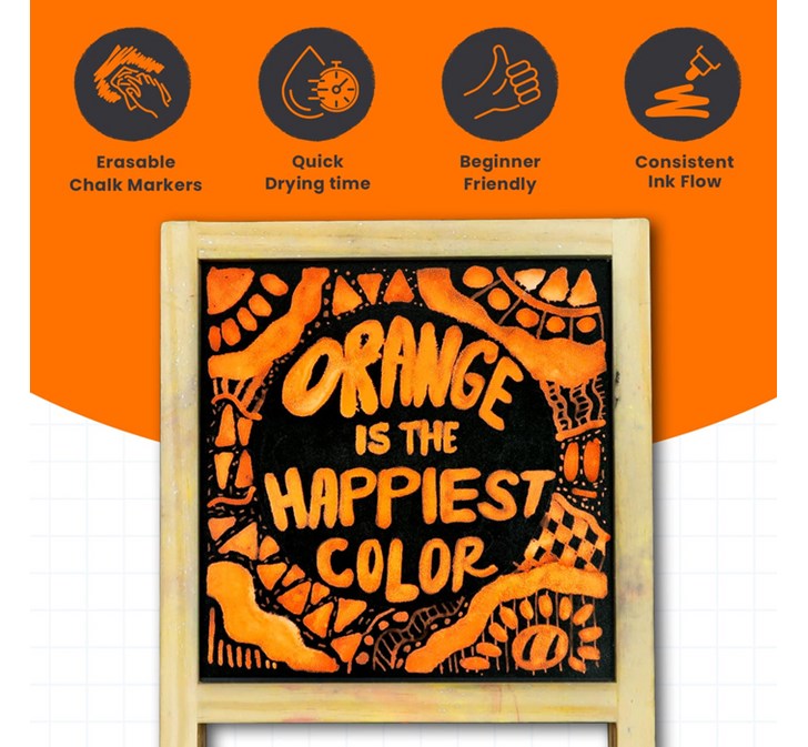 orangeBoard ChalkMe Black
