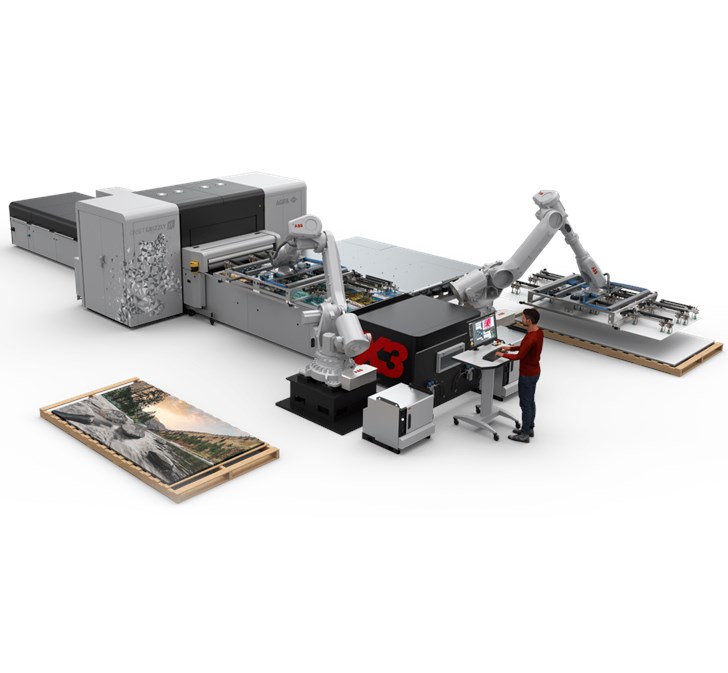 AGFA Onset Grizzly X2HS UV Printer